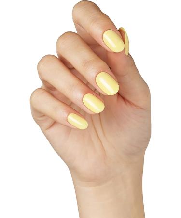Bluesky Gel Nail Polish Lemon Yellow - CS12 Pastel Yellow Long Lasting Chip Resistant 5ml (Requires Drying Under UV LED Lamp) Pastel Yellow 5 ml (Pack of 1) - Buy Online on GoSupps.com