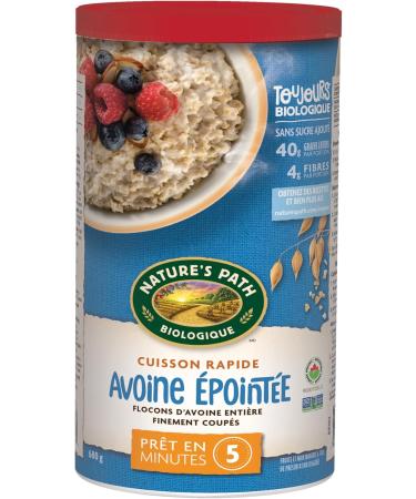 Nature's Path Organic Quick Cook Steel Cut Oatmeal 680 g (Pack of 6) Non-GMO - Buy Online on GoSupps.com