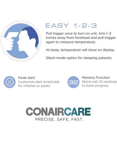 CONAIRCARE ITH93C Infrared Forehead Thermometer Non-contact - Buy Online on GoSupps.com