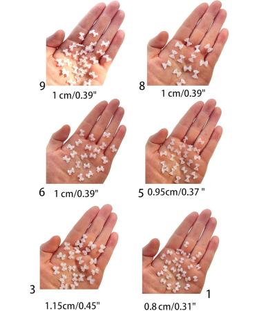 100pcs/set Bows Nail Charm Crystal Bowknot Nail Art 3D Bows Nail Art Decorations Bows Nails Art Jewelry Bows Nail Charm - Buy Online on GoSupps.com