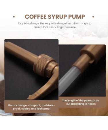 Coffee Syrup Pump Coffee Syrup Dispenser for adding syrup to Coffee Tea Soda and cocktails Syrup Pump Dispenser for Torani DaVinci Jordans Skinny Syrup Bottles 750Ml - Buy Online on GoSupps.com