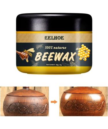 Furniture Beeswax - Beeswax Wood Polish | Multipurpose Wood Beeswax for Floor Tables Chairs Cabinets Anti-Dry Xiatiam Yellow B - Buy Online on GoSupps.com