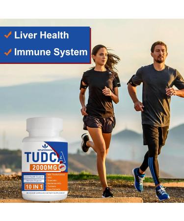Spliferkou 2000mg Tudca Liver Support Supplement Tudca Bile Salt with Milk Thistle and Nac 60 Capsules for 30 Days Support for Liver Detoxification Immune System - Buy Online on GoSupps.com