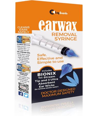 Ear Wax Removal Syringe & Liquiplug Dual Action Drops - CE Certified & MHRA Approved - Buy Online on GoSupps.com