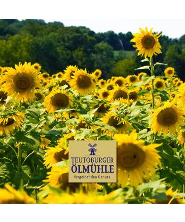 Teutoburg Organic Sunflower Kernel Oil - Hot Frying Oil for Roasting & Frying | 500ml - Heat Resistant Up to 180 C - Buy Online on GoSupps.com