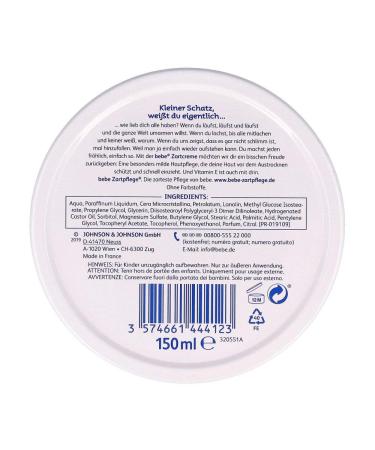 Bebe Tender Care Cream 150 ml - Gentle Moisturizer for Sensitive Skin | International Shipping Available - Buy Online on GoSupps.com