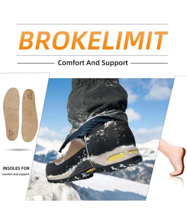 Orthopedic Arch Support Insoles for Pain Relief | Breathable Leather Shoe Inserts for Men & Women | Ideal for Plantar Fasciitis - Size 8-8.5 - Buy Online on GoSupps.com