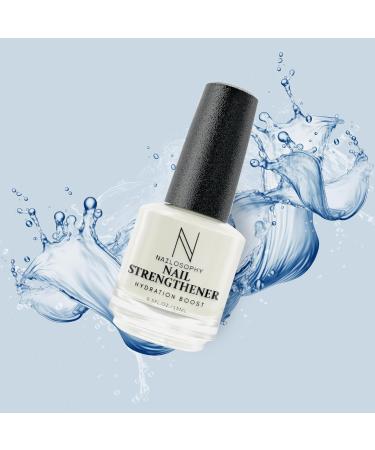 Nail Strengthener & Nail Hardener for Damaged Nails - Hydrates Moisturises Forms Protective Coating Contains Hyaluronic Acid-Nail Growth and Strengthener for Improved Nail Texture 0.5 FL. OZ./15ml - Buy Online on GoSupps.com