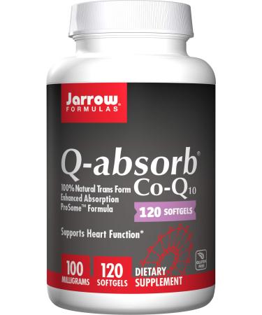 Jarrow Formulas Q-absorb Co-Q10 100 mg 120 Softgels