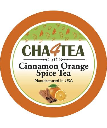 Cha4Tea Cinnamon Orange Spice Herbal Black Tea Pods - 36 Count for Keurig K-Cup Brewers - Buy Online on GoSupps.com
