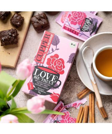 Cupper Bio Chai-Spiced Tea Love Me Truly - 4x20 Unbeiled Eco-Friendly Fair Trade Green Tea Bags - Enjoy Sustainable Flavor! - Buy Online on GoSupps.com