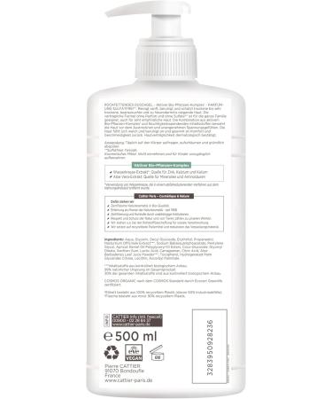 CATTIER PARIS Dermo moisturizing shower gel watercress and aloe vera gently cleanses soothes and protects dry to very dry stressed and neurodermatitisprone skin 500 ml - Buy Online on GoSupps.com