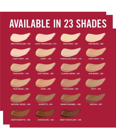 Rimmel London Stay Matte Full Coverage Foundation 305 Buff - 1 oz | Long-Lasting Matte Finish - Buy Online on GoSupps.com