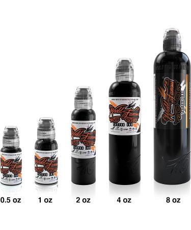 World Famous Tattoo Ink - 7 Color Simple Tattoo Kit - Skin-Safe Professional Ink Set with White Ink - Vegan & Non-Toxic - 0.5 oz Each - Buy Online on GoSupps.com