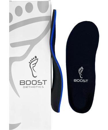 Boost Orthotics Plantar Fasciitis Arch Support Insoles - Men's 5-5.5/ Women's 7-7.5 - Relieve Heel Pain, Flat Feet, High Arch, Foot Pain - Buy Online on GoSupps.com