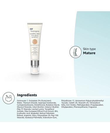 Neutrogena Healthy Skin Anti-Aging Perfector SPF 20 Tinted Moisturizer - 40 Neutral to Tan - 1 fl. oz - Buy Online on GoSupps.com