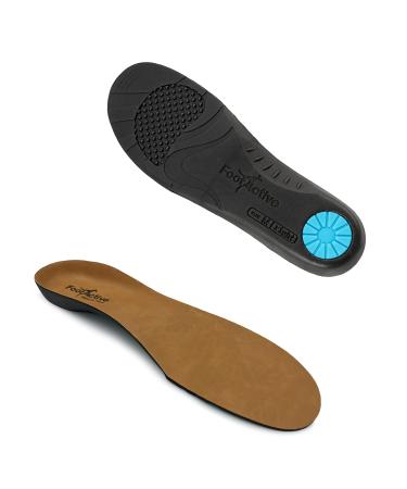 Foetactive Nature Plus - stable easy -care insoles - running comfort for feet legs and back especially with heel spur - feather -light fully sole!42/43 EU brown