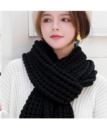 Buy Elegant Women's Triangular Scarf - Vintage Black Winter Wrap for Autumn & Winter - Stylish Towel Turban Scarf - Buy Online on GoSupps.com