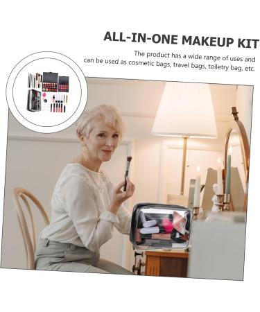 Angoily 3 Sets Women's Makeup Set Women Cosmetics Supplies Lady Lip Gloss Professional Foundation Blush Cosmetic Bag Multi-purpose Makeup Kit Combination Student Box Abs - Buy Online on GoSupps.com