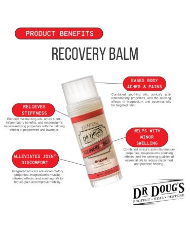 Dr. Doug's Recovery Balm - Large Twist Up 2oz | Soothing Relief for Pain & Inflammation | Buy Internationally - Buy Online on GoSupps.com