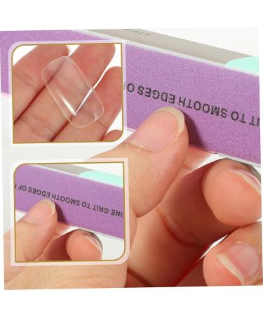 Mikinona 1 Set Nail Set Nail Tips Nails Nail Buffer Block Plastic Nail French Manicure Kit Nail Grinding Bar Nail Grooming Kit Manicure Clippers Fingernail Stainless Steel Artificial 13X7cm Assorted Color 3 - Buy Online on GoSupps.com