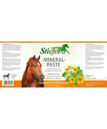 Boots Mineral Paste for Horses - Green Minerals for Stressed Legs Tendon & Muscle Regeneration | High-Quality 2kg Formula - Buy Online on GoSupps.com