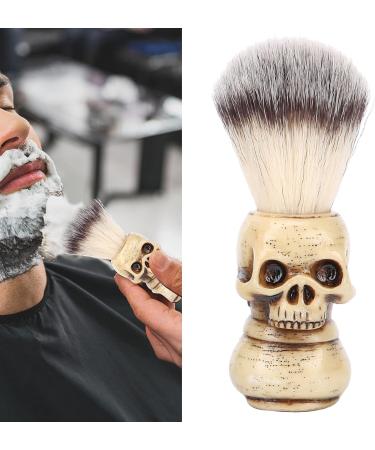 Skeleton Head Shaving Brush Bowl Set - Premium Beard Brush & Soap Dish for Men | Ideal for Home & Salon Use - Buy Online on GoSupps.com