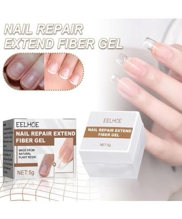Cracked Nail Repair - Fingernail Repair Clear Nail Gel 5g Strengthening - Natural Fingernail Accessories Nail Repair For Women Girls Nail Strengthener Tytlyworth - Buy Online on GoSupps.com