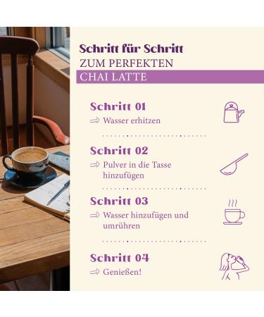 Hearts Chai Latte Powder Instant Milk Tea - Easily Soluble with Real Spices - Easy to Add Water Enough for 250 Cups - 5 x 1 kg - Buy Online on GoSupps.com