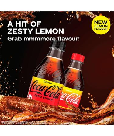 Coke lemon Flavour Zero sugar Pack of 12x500ml sold by Shop4less - Buy Online on GoSupps.com