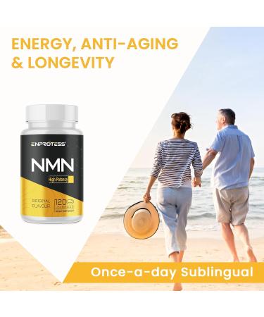 Max Absorbency Sublingual NMN 500mg Lozenges - 120-Day Supply for Cell Repair, Energy Boost, Muscle Health & Anti-Aging | Immune Support Supplement - Buy Online on GoSupps.com