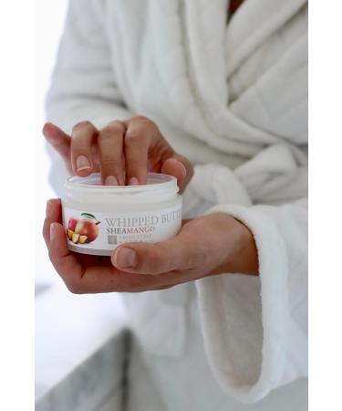 Shea Mango Whipped Body Butter 5oz | Paraben-Free Vegan Moisturizer with Shea Butter & Coconut Oil - Made in USA - Buy Online on GoSupps.com