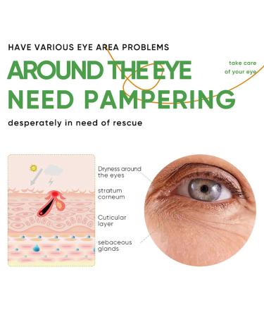 Aloe Vera Eye Cream - Dark Circles Puffiness & Bags Relief | Hydrating Anti-Aging Under Eye Cream for Dry Skin & Fine Lines - Buy Online on GoSupps.com
