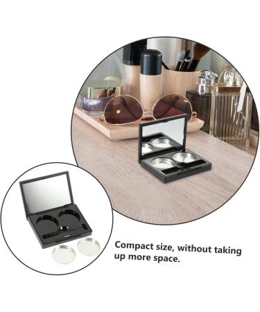 SKISUNO 3 Sets Double Box Eye Shadow Box Eyeshadow Supplies Empty Makeup Supply Makeup Accessories Make Container Pallet Makeup Supplies Empty Make up Container Cosmetic Container - Buy Online on GoSupps.com