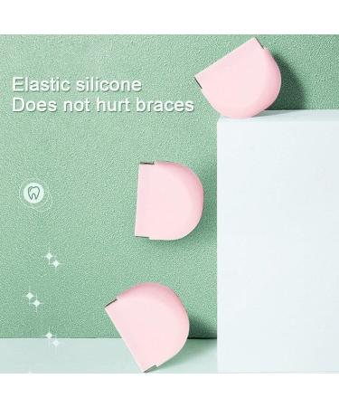 Sanfly Silicone Retainer Case - Hygienic Dual-Use Teeth & Mouth Etui for Invisible Braces - Pink - Buy Online on GoSupps.com