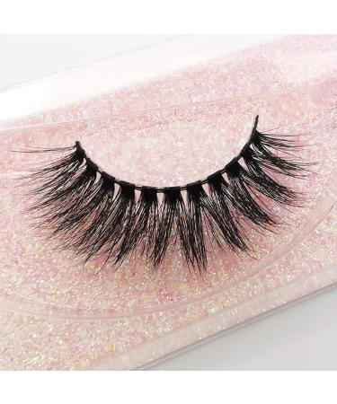 10 Pairs 6D Natural Look False Eyelashes - Short Soft Handmade Wispies + Tweezer | Reusable Makeup Essentials - Buy Online on GoSupps.com