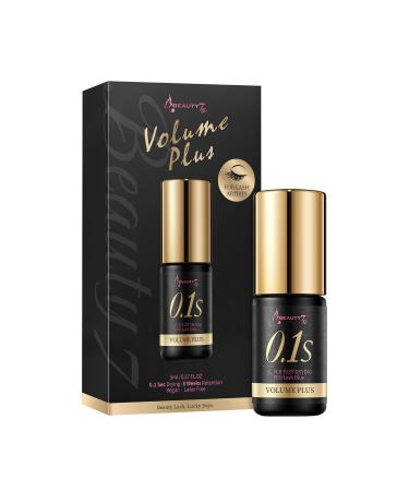 Volume Plus Eyelash Black Glue 0.1 Second Fast Drying for Individual Lash Extensions (5ml) - Buy Online on GoSupps.com
