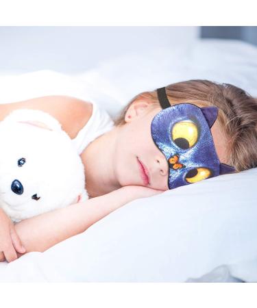 10-Piece Cute Animal Sleep Mask Set | Soft Blindfold Eye Cover for Men and Women | Adjustable Strap | Cat and Dog Design - Buy Online on GoSupps.com