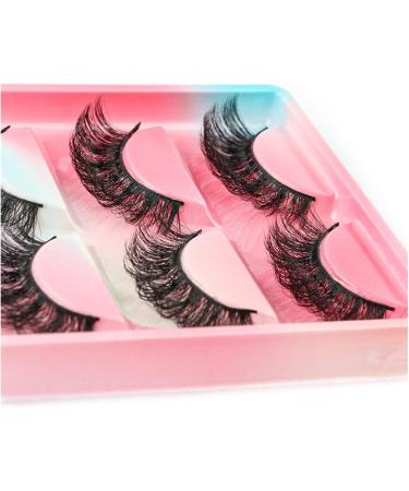 UAMOU Mink Lashes Bulk 5 Pair Natural Long Faux Cils Cilios Mink 3D False EyeLashes Makeup Fluffy Eye Lashes maquillaje Cheerfully (Color : G616CS Size : 2 BOXES (10 pairs)) - Buy Online on GoSupps.com