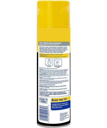 Zep Smoke Odor Eliminator Aerosol - 16 Ounce (Pack of 2) ZUSOE16 - Eliminate Cannabis (Marijuana) and Tobacco Odors 1 Pound (Pack of 2) - Buy Online on GoSupps.com