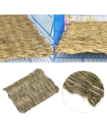 Grass Mat Woven Bed Mat for Small Animal Bunny Bedding Nest Chew Toy Bed Play Toy for Guinea Pig Parrot Rabbit Bunny Hamster Rat(Pack of 3) (3 Grass mats) Basic - Buy Online on GoSupps.com