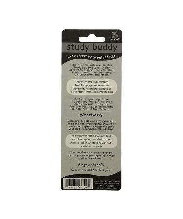 Earth Solutions Aromatherapy Inhaler - Study Buddy Essential Oil Diffuser for Kids | Calm Blend & Positive Affirmation | Best Essential Oil for Focus & Relaxation - Buy Online on GoSupps.com