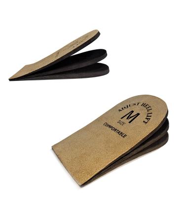 Adjustable Orthopedic Heel Lift for Heel Pain Leg Length Discrepancies Plantar Fasciitis Height Increase (L Women 11-13.5 Men 10.5-13)
