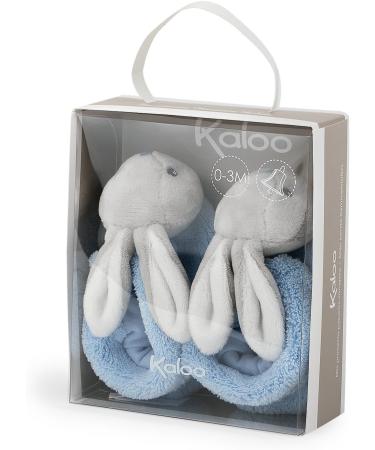 Kaloo Plume Booties Rabbit - Blue | Size 0/3m - Buy Online on GoSupps.com