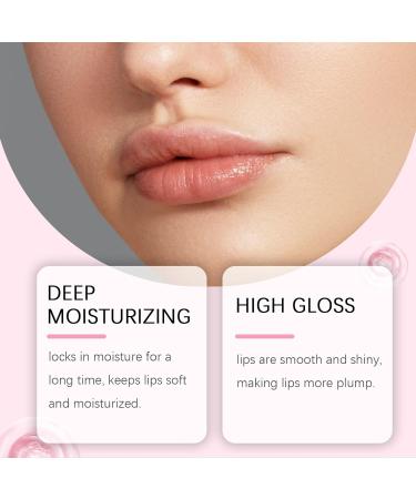 Peach Flavor Lip Oil - Long-Lasting Moisture Lock Keeps Lips Soft Adds Smoothness & Gloss Fuller Appearance(3pcs) - Buy Online on GoSupps.com