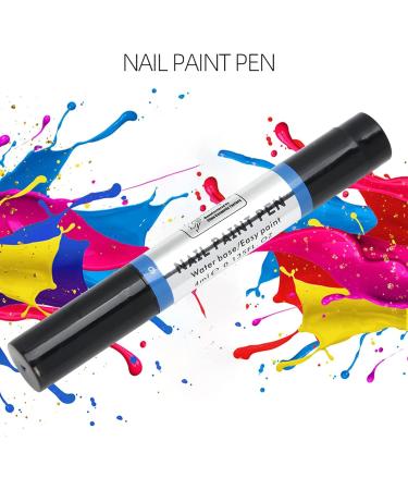 Nail Gel Pen Nail Polish Pen Small Size Beautiful Light Weight Eco friendly with High Performance for Manicure(09) - Buy Online on GoSupps.com