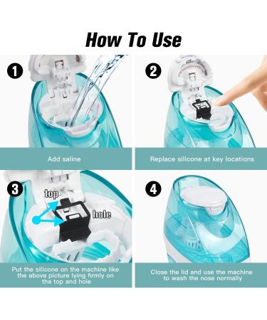 Navage Nasal Care Silicone Salt Pod Refills - 10 Pack (Black) | Save Saltpods for Easy Operation - Buy Online on GoSupps.com
