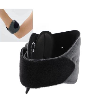 Asixxsix Elbow Brace Support Strap - Adjustable Cushion Compression Sleeve for Pain Relief | Ideal for Tennis & Weightlifting - Elbow Protector for Men & Women - Buy Online on GoSupps.com