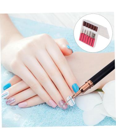 POPETPOP 1 Set nail polisher electric nail drill nail replacement bits manicure sanding bands nail polishing head cuticle drill bit Stainless Steel. Silicone. Quartz. Ceramics alloy 7.1x5.7cm Picture 2 - Buy Online on GoSupps.com