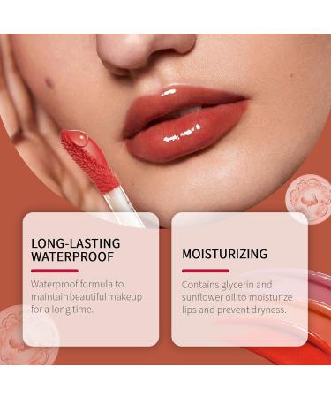 Tinted moisturizing and long lasting facial makeup tinted lip oil for home travel night party wedding winter spring office school appointment Red - Buy Online on GoSupps.com